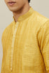 Manyavar Aurora Gold Vertical Patterned Kurta Set