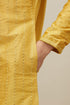 Manyavar Aurora Gold Vertical Patterned Kurta Set
