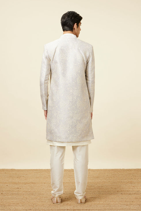 Manyavar Lilac Indo Western Set