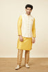 Manyavar Light Cream Booti Print Jacket