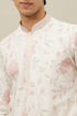 Manyavar Delicate Cream Bel Buti Patterned Kurta Set