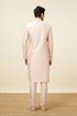 Manyavar Soft Pink Bel Buti Patterned Kurta Set