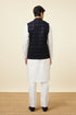 Manyavar Navy Blue Embroidered Sequinned Jacket