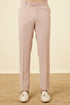Manyavar Cream Pink Ogee Patterned Suit