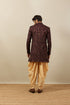 Manyavar Windsor Wine Angrakha Style Indo Western Set