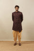 Manyavar Windsor Wine Angrakha Style Indo Western Set