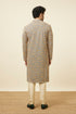 Manyavar Estate Blue Diamond Chikankari Patterned Kurta Set