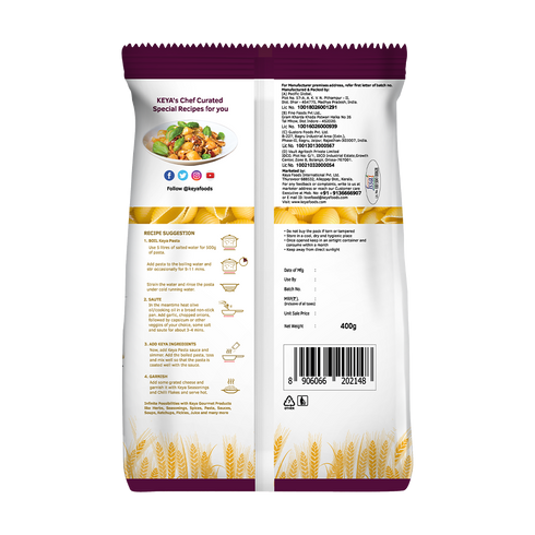 Keya 100 Durum Wheat Shell Pasta