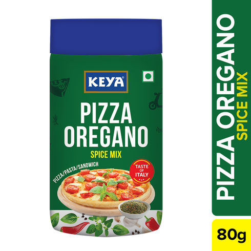 Keyafoods Keya Pizza Seasoning Combo Italian Pizza Oregano 80gm Italian Pizza Chilli 70gm Seasonings For Pizza & Pasta Premium All Natural & Healthy Italian Spice Blend for Pizza Pasta Sprinkler No Artificial Flavours and Colours Pack of 2