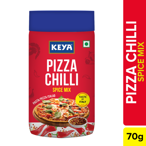 Keyafoods Keya Pizza Seasoning Combo Italian Pizza Oregano 80gm Italian Pizza Chilli 70gm Seasonings For Pizza & Pasta Premium All Natural & Healthy Italian Spice Blend for Pizza Pasta Sprinkler No Artificial Flavours and Colours Pack of 2