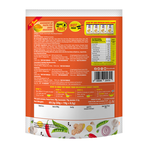 Keya Masala Instant Pasta Indian Style