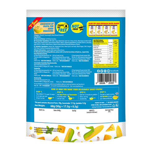 Keya MacNCheese Instant Pasta American Style