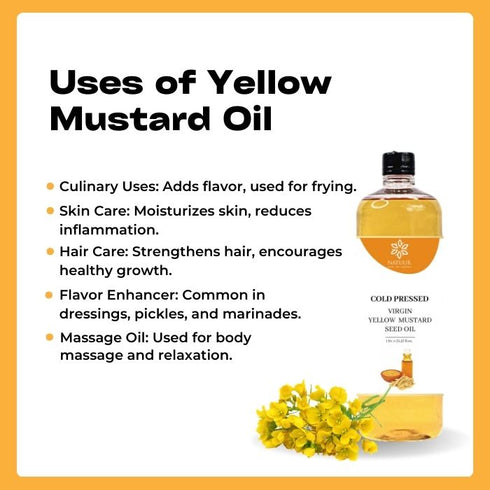 Natuur Cold Pressed Yellow Mustard Oil