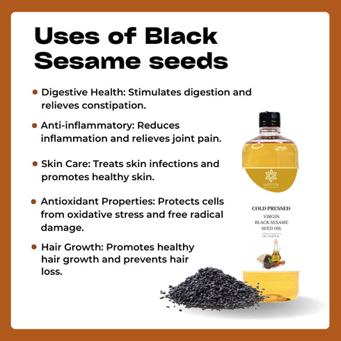 Natuur Black Sesame seeds Oil