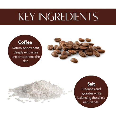 Natuur Coffee And Salt Exfoliating Soap 100gm