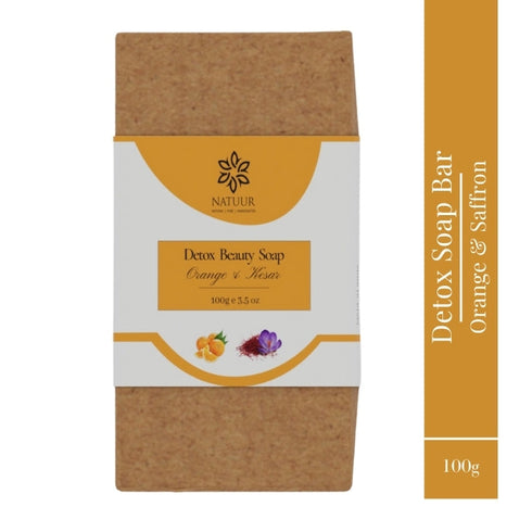 Natuur Orange & Saffron Soap Skin Brightening 100gm
