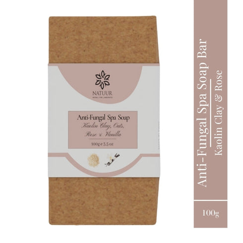 Natuur Kaolin Clay & Rose Soap Sensual Spa 100gm