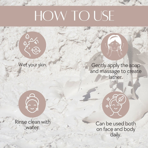 Natuur Kaolin Clay & Rose Soap Sensual Spa 100gm