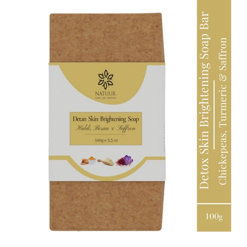 Natuur Chickpea,Turmeric & Saffron Soap Detan 100gm