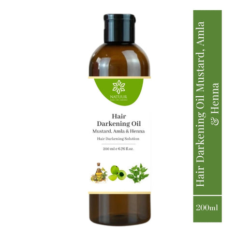 Natuur Hair Darkening Oil Mustard amla and henna 200ml