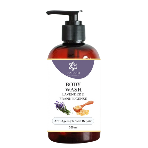 Natuur Lavender & Frankincense Body Wash Ageing Skin Repair 300ml