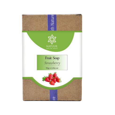 Natuur Fruit Soap- Strawberry 75gm