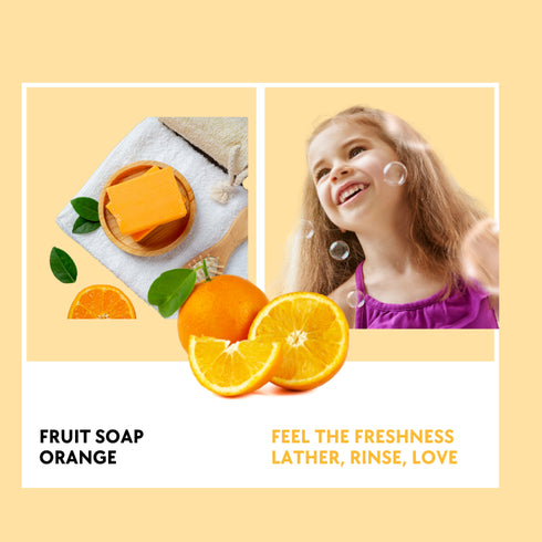 Natuur Fruit Soap Orange 75gm