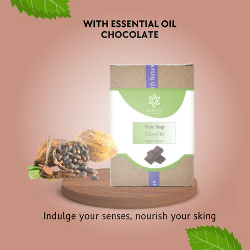 Natuur Fruit Soap Chocolate 75gm