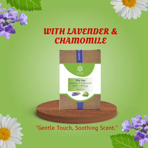 Natuur Baby Soap- Chamomile Gentle and calming 100gm