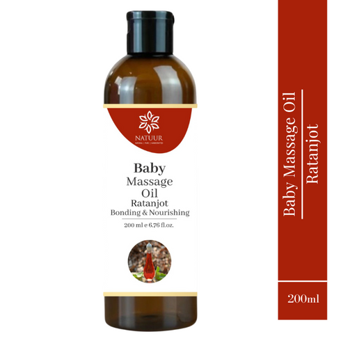 Natuur Baby Massage Oil Ratanjot For daytime massage 200ml
