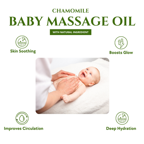 Natuur Baby Massage Oil Chamomile Relaxing for bedtime 200ml