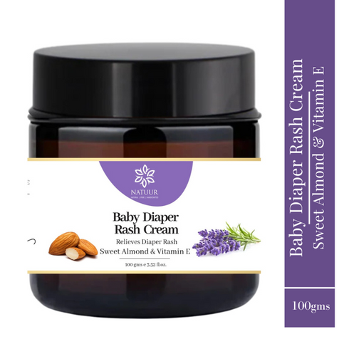 Natuur Baby Diaper Rash Cream- Sweet Almond & Vitamin E 100ml