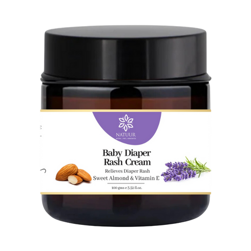 Natuur Baby Diaper Rash Cream- Sweet Almond & Vitamin E 100ml