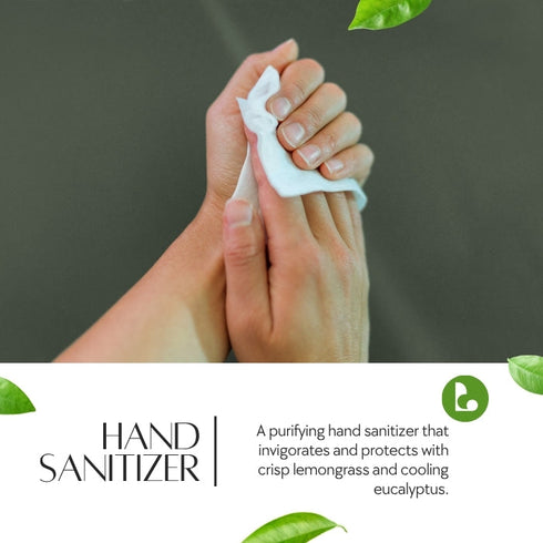 Natuur Hand sanitizer gel Lemongrass and eucalyptus