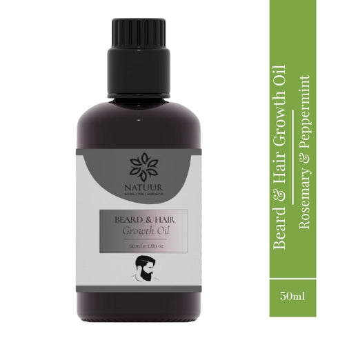 Natuur Beard & Hair Growth Oil Rosemary& Peppermint 50ml