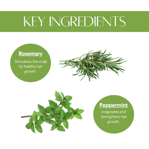 Natuur Beard & Hair Growth Oil Rosemary& Peppermint 50ml