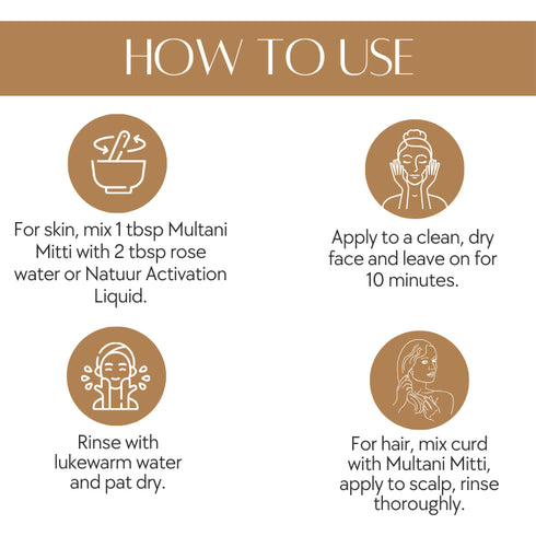 Natuur Pure Multani Mitti Powder 100gm