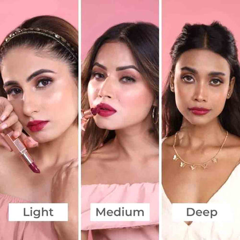 Praush Plush Matte Lipsticks - Comfortable & Long Lasting