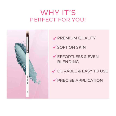 Praush P22 - Fluffy Eyeshadow Blending Brush (Medium)