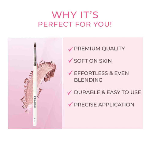 Praush P12 - Small Pencil Smudger/Smokey Eye Brush