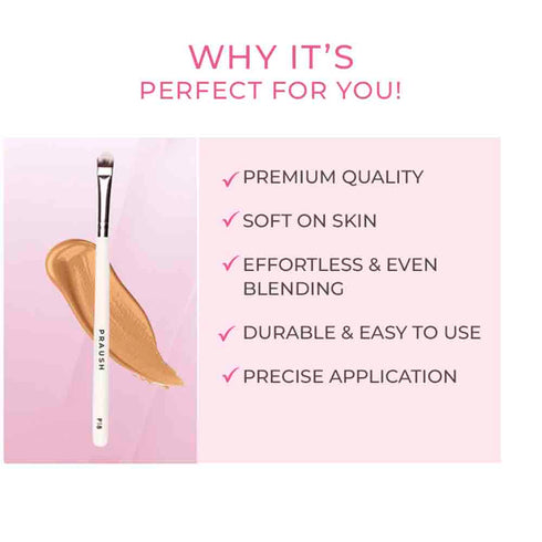 Praush P18 - Concealer application/spot correction brush