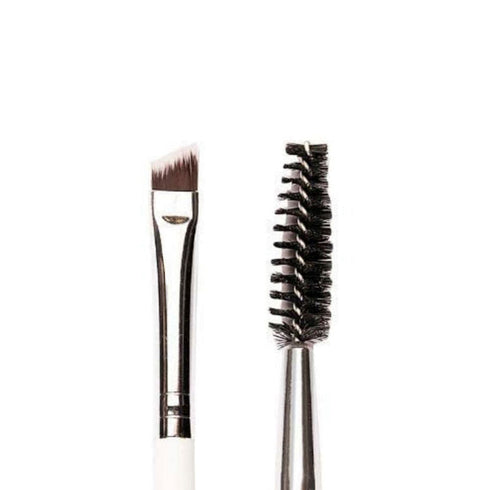 Praush P15 - Brow Spoolie & Angled Brow 2 in 1 Brush