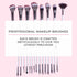 Praush P15 - Brow Spoolie & Angled Brow 2 in 1 Brush