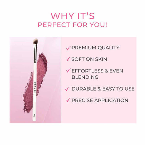 Praush P10 - Angled Crease blending/Nose contour Brush
