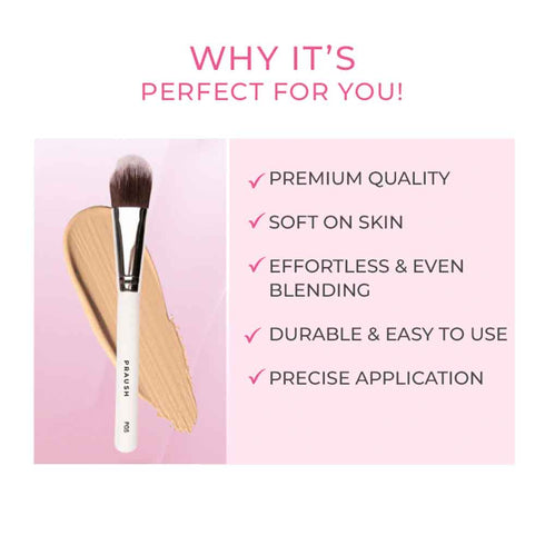 Praush P05 - Professional Flat Foundation Application Brush