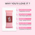 Praush 1 Sweet Cheeks Liquid Blush + 1 P03 Flat Top Foundation Kabuki Brush Bundle