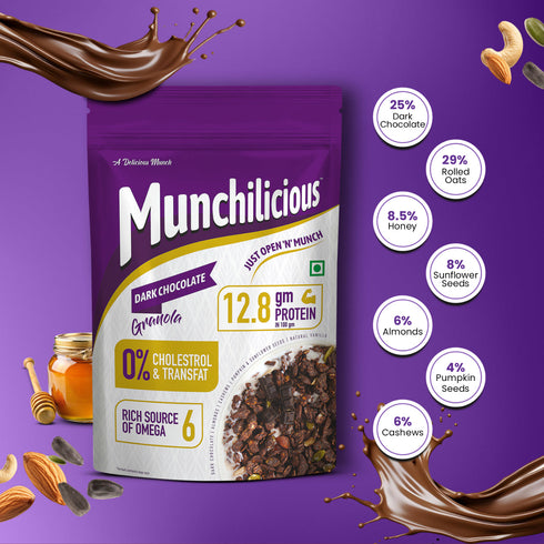 Munchilicious Dark Chocolate Granola