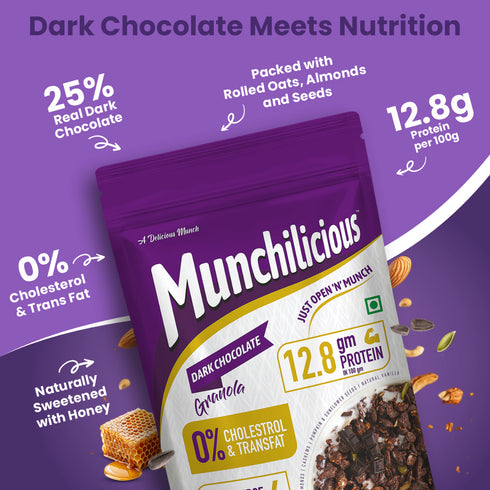Munchilicious Dark Chocolate Granola