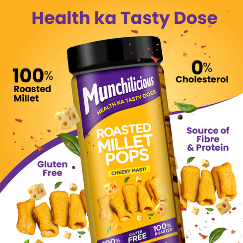 Munchilicious Millet Pops | Cheesy Masti