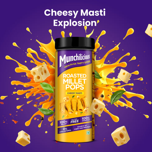 Munchilicious Millet Pops | Cheesy Masti